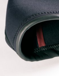 Wrist and ankle cuffs are tightly sealed