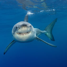 great white shark in Guadalupe Island