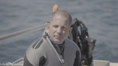Peter on the boat