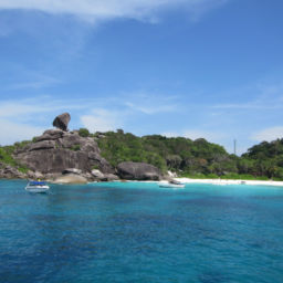scuba diving in the Similan Islands
